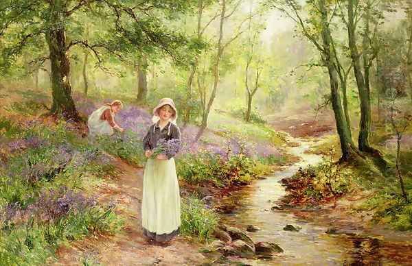 The Bluebell Glade Oil Painting by Ernst Walbourn