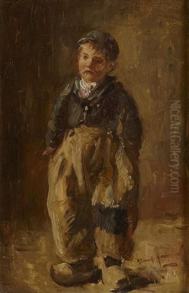 The Young Dutch Boy Oil Painting by Robert Gemmell Hutchison