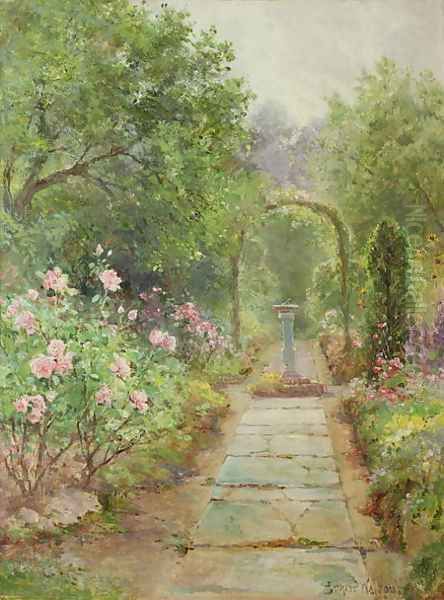 The Garden Path Oil Painting by Ernst Walbourn