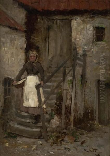 The Fisherman's Daughter Oil Painting by Robert Gemmell Hutchison