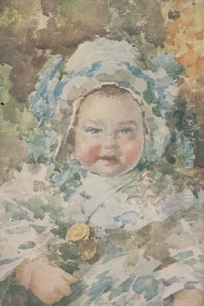 Bimbo In Fasce Oil Painting by Vincenzo Irolli