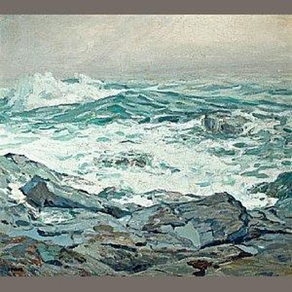 Seascape Oil Painting by Wilson Henry Irvine