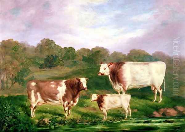 Towneley Pedigrees Oil Painting by Thomas Weaver