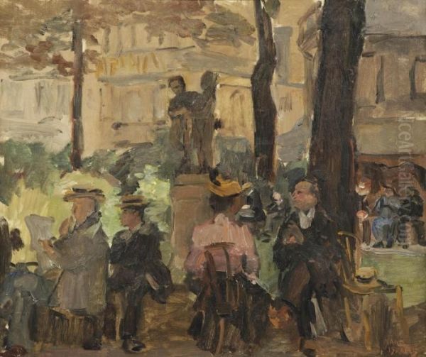 Jour D'ete A Paris Oil Painting by Isaac Israels