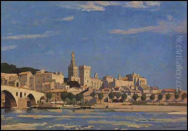 Avignon, From The Rhone by Richard Jack