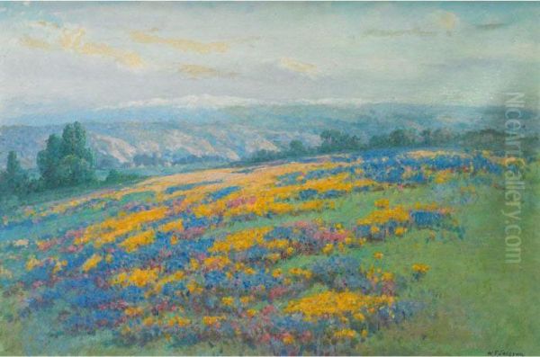 California Field Poppies Oil Painting by William Jackson