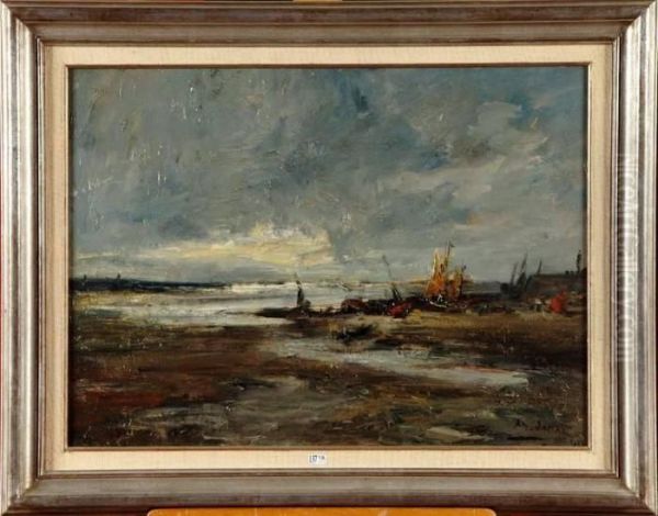 Bord De Mer Oil Painting by Armand Jamar