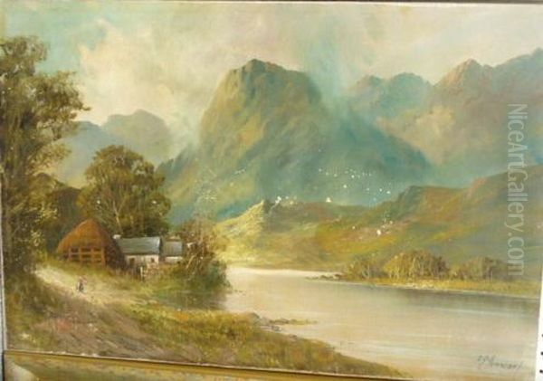 Loch Scenes Oil Painting by F.E. Jamieson