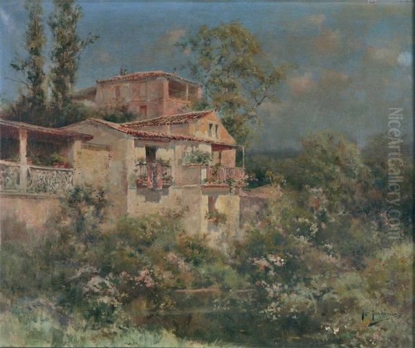 Villa Espagnole Oil Painting by Jose Maria Jardines