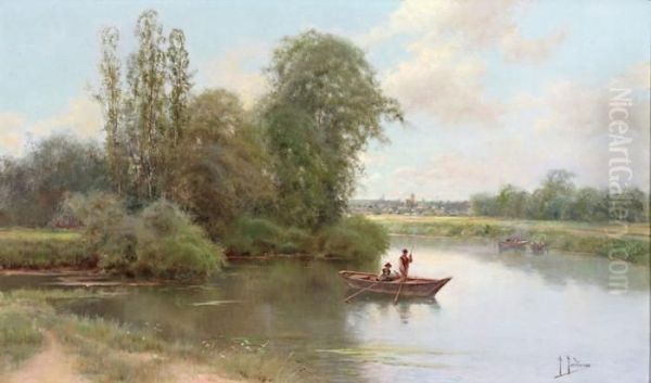 Vista Fluvial Oil Painting by Jose Maria Jardines