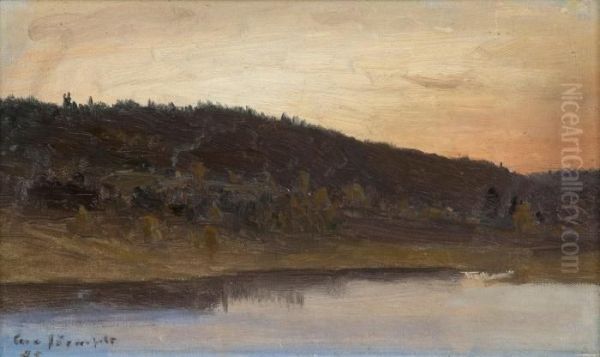 Summer Night Oil Painting by Eero Jarnefelt