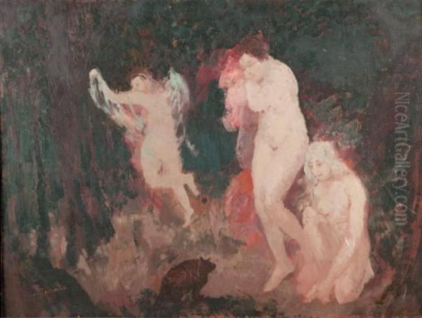 baigneuses by Sigismond Jeanes