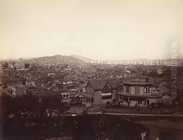 San Francisco, USA, 1869 Oil Painting by Carleton Emmons Watkins