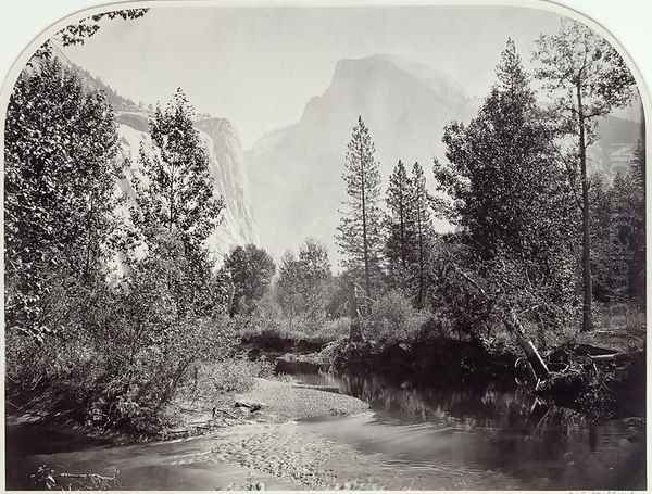 Taysayac, Half Dome, Yosemite Oil Painting by Carleton Emmons Watkins