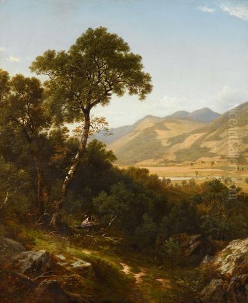 Scenery At Shelburn (sic), Vermont Oil Painting by David Johnson