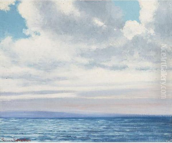 Over Georgian Bay Oil Painting by Franz Hans Johnston