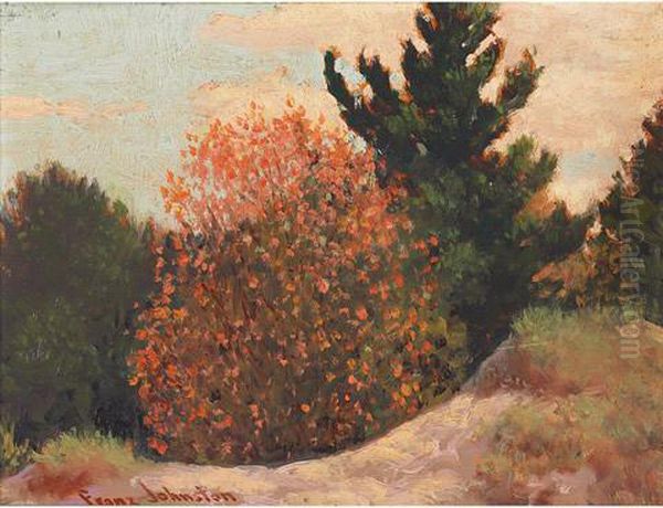 October Oil Painting by Franz Hans Johnston