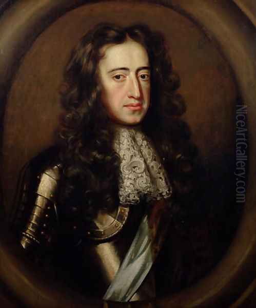 King William III (1650-1702) Oil Painting by William Wissing or Wissmig