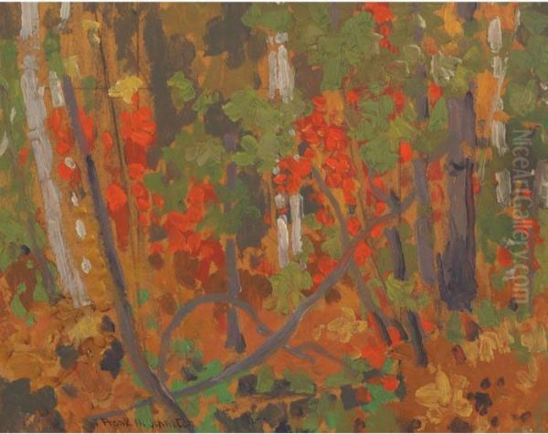 Autumn Tapestry Oil Painting by Franz Hans Johnston