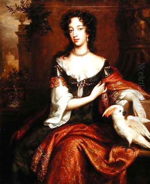 Mary of Modena (1658-1718), c.1685 Oil Painting by William Wissing or Wissmig