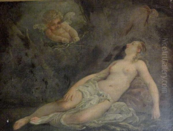 Venus Endormie Oil Painting by Nicolas Rene Jollain