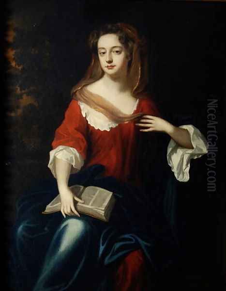 Frances (c.1665-1722) Countess of Scarborough Oil Painting by William Wissing or Wissmig