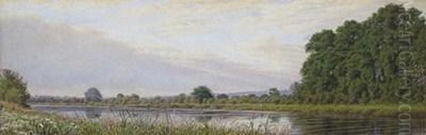 Above Godstow-on-thames Oil Painting by Josiah Clinton Jones