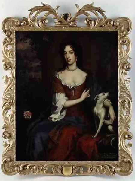 Portrait of Mary of Modena (1658-1718), Second Wife of James II, c.1685 Oil Painting by William Wissing or Wissmig