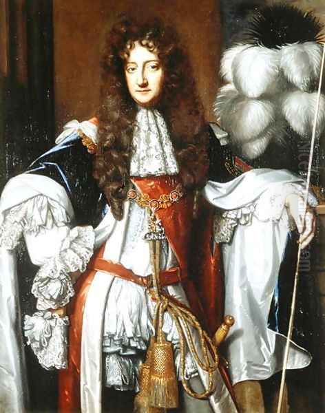 Laurence Hyde (1761-1711) 1st Earl of Rochester Oil Painting by William Wissing or Wissmig