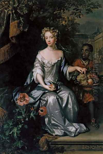 Mary Grimston (1675-84) Oil Painting by William Wissing or Wissmig