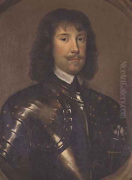 Henry, 4th Lord Herbert of Cherbury Oil Painting by William Wissing or Wissmig