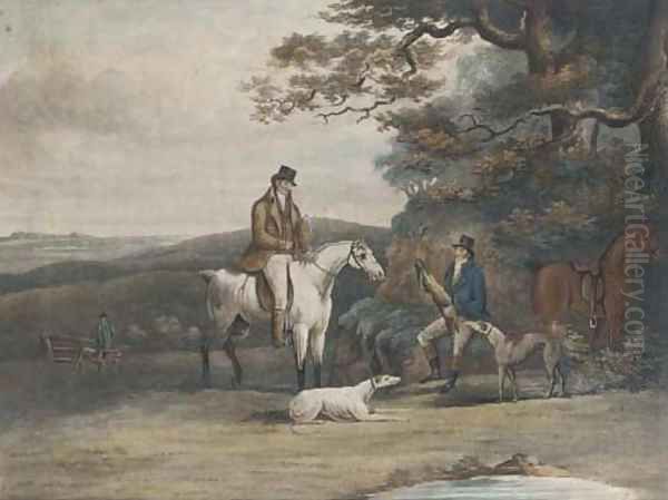 Coursing, (Siltzer 310), by R. Reeve Oil Painting by Dean Wolstenholme, Jr