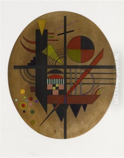 Message Intime Oil Painting by Wassily Kandinsky