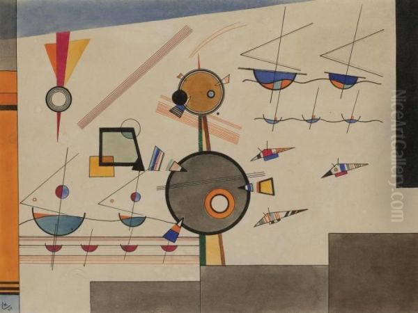 Schweben Oil Painting by Wassily Kandinsky