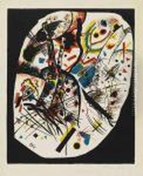 Kleine Welten Iii Oil Painting by Wassily Kandinsky