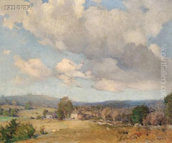 Clouds From The West Oil Painting by William Jurian Kaula