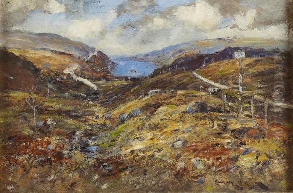 View From Whistlefield Oil Painting by James Kay