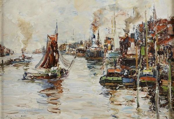 The Thames Oil Painting by James Kay