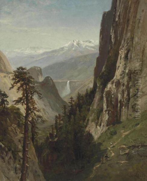 Yosemite Valley Oil Painting by William Keith