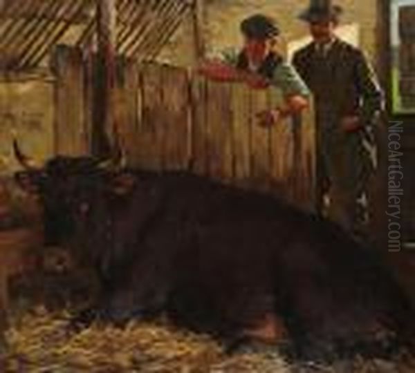 De Veehandelaar Oil Painting by William Gunning King