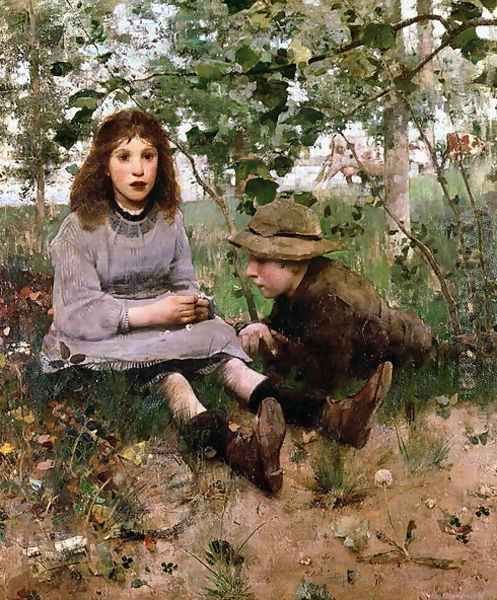 The Daydream, 1885 Oil Painting by Edward Arthur Walton