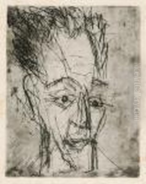 Portrait Prof. Goldstein Oil Painting by Ernst Ludwig Kirchner