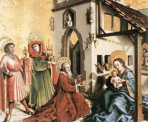 Adoration of the Magi 1443-44 Oil Painting by Konrad Witz