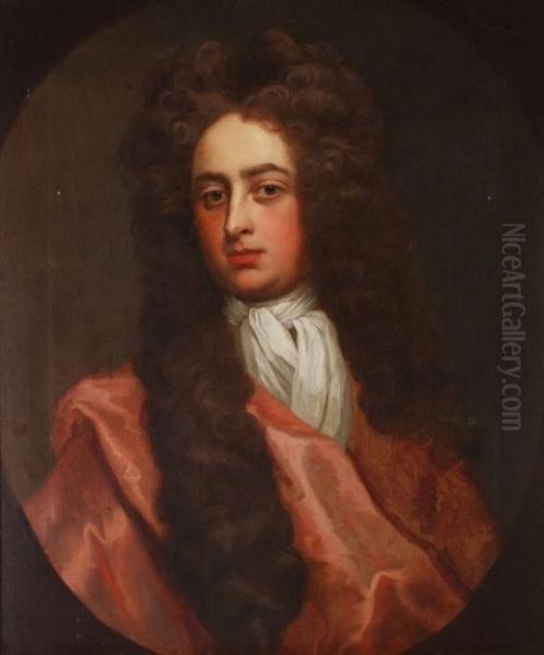 Portrait Of A Gentleman Oil Painting by Sir Godfrey Kneller