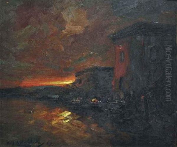 Ocaso Oil Painting by Stephen Koek Koek