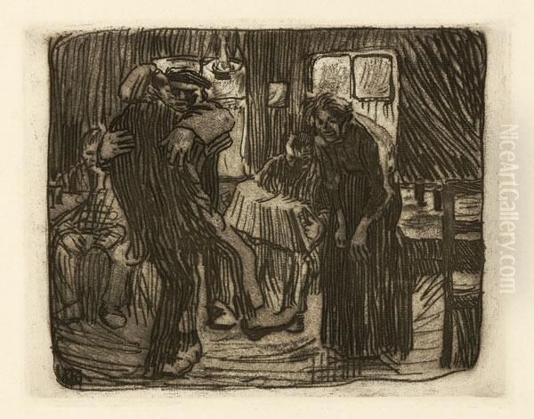 Hamburger Kneipe by Kathe Kollwitz