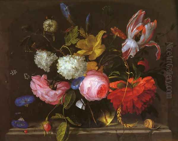 A Still Life Oil Painting by Jacob van Walscapelle