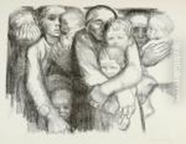 Mutter Oil Painting by Kathe Kollwitz