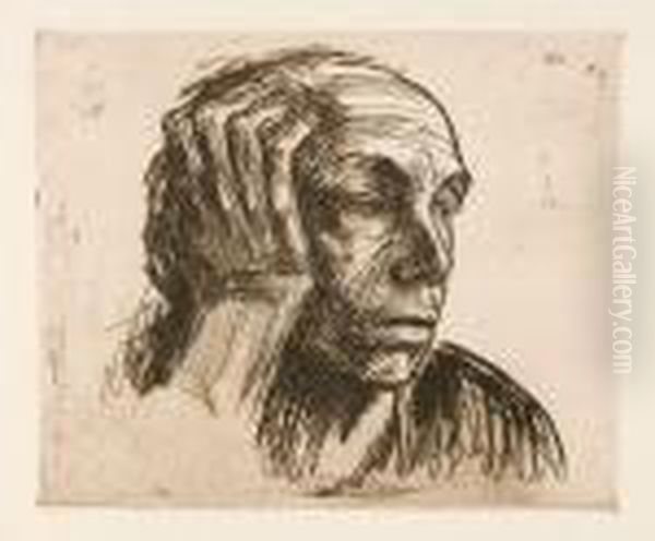 Selbstbildnis Oil Painting by Kathe Kollwitz