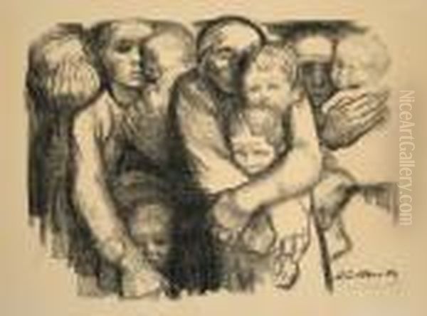 Mutter Oil Painting by Kathe Kollwitz